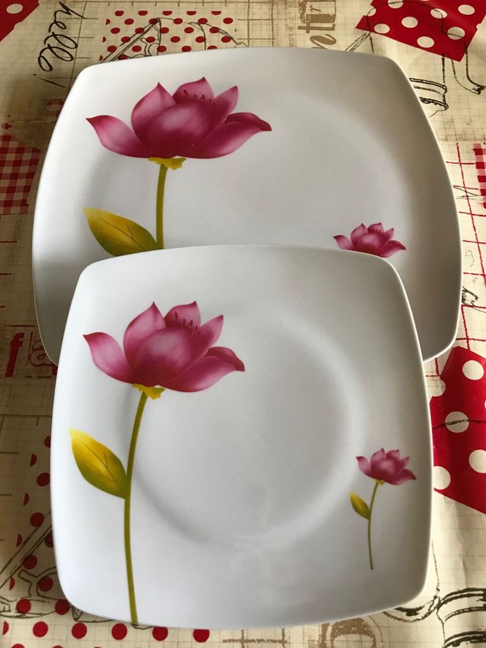 Assiette Plastique avec d&eacute;cor Cuisine