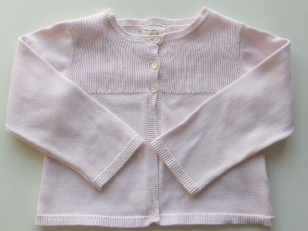 Cyrillus cardigan gilet fille rose 3 ans coton Vêtements enfants