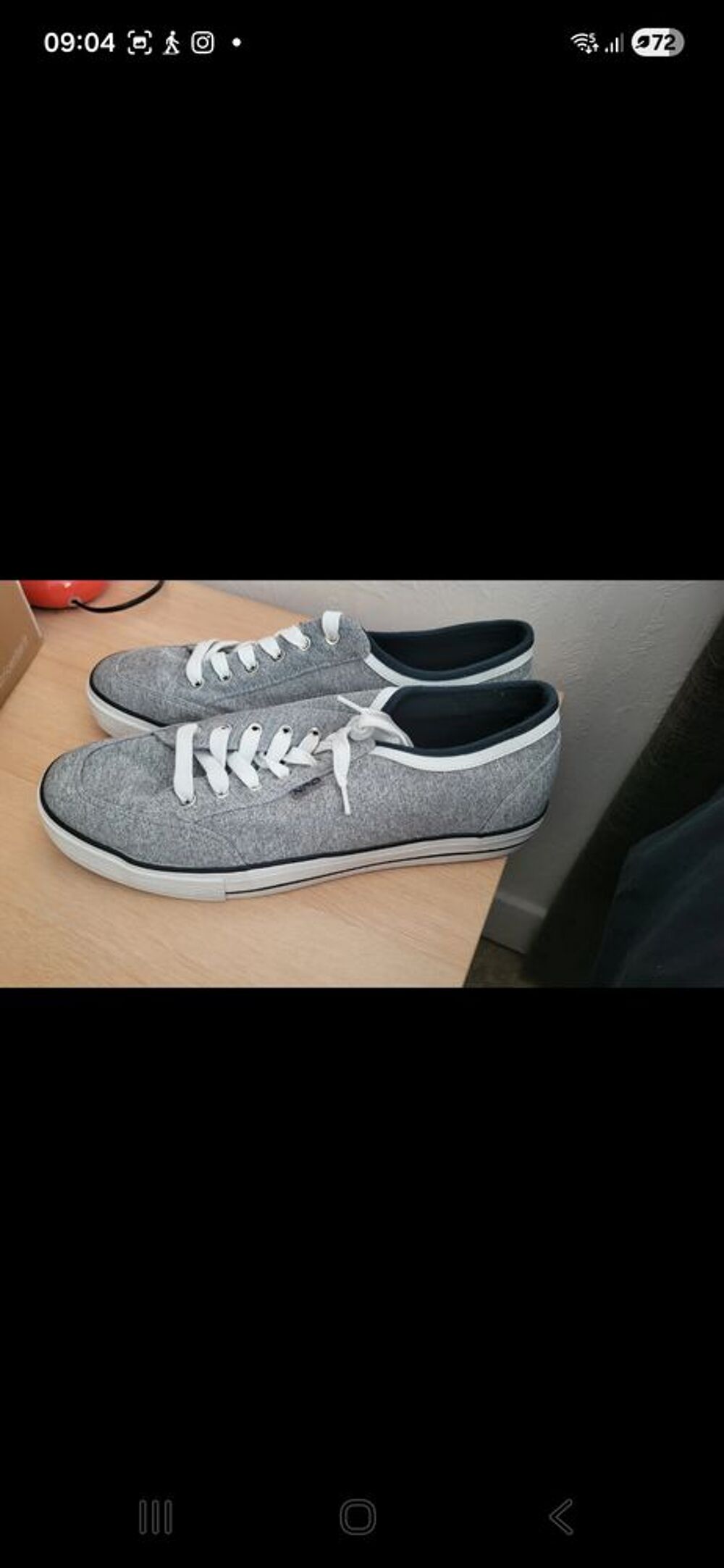 basket toile homme Chaussures