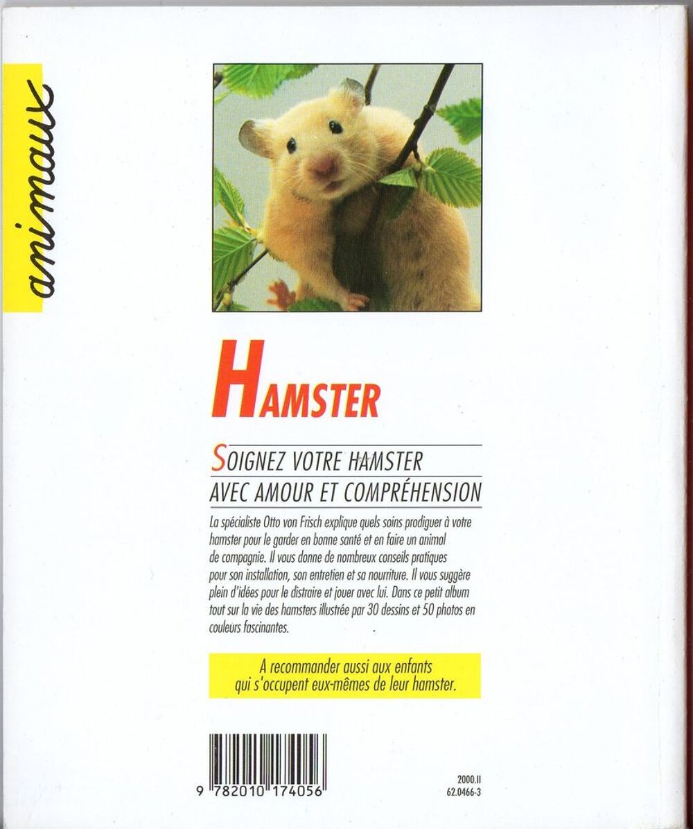 Le hamster - Otto von Frisch Livres et BD