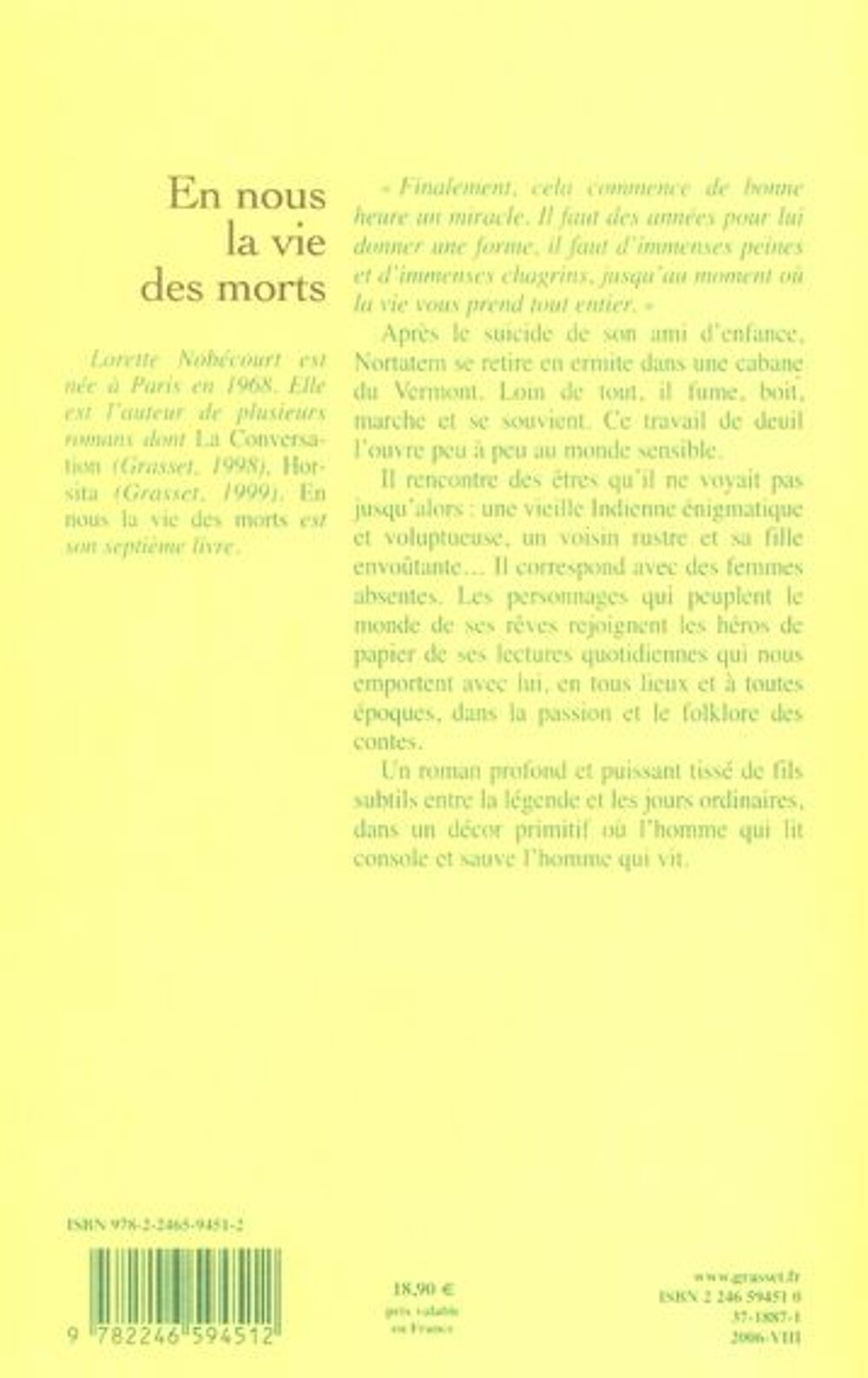En nous la vie des morts Livres et BD