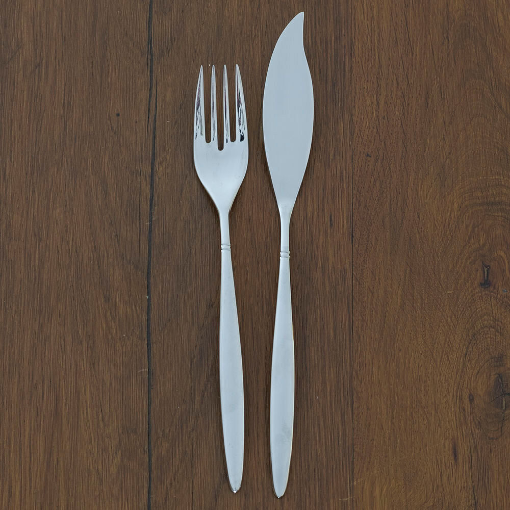 Couverts &agrave; poisson Guy Degrenne, mod&egrave;le Sloop miroir Décoration