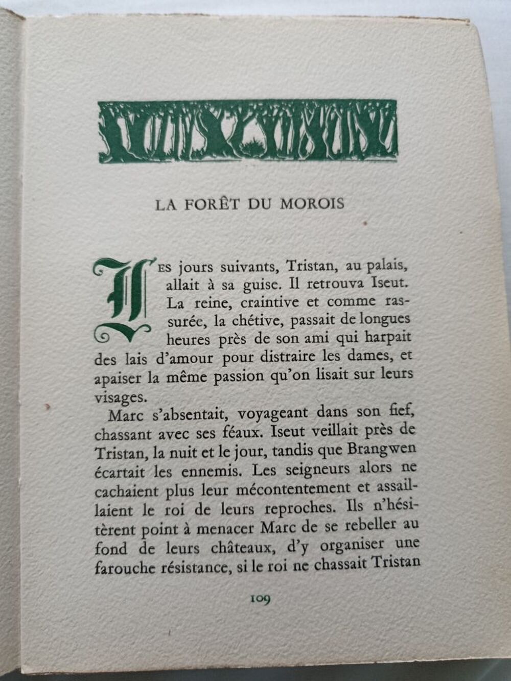 Tristan et Iseut Edition du Panth&eacute;on 1952 sur fil Johannot Livres et BD