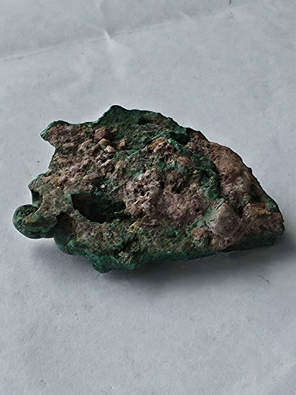 Malachite botryoidale Stalactite du Katanga(RDC)-20g 