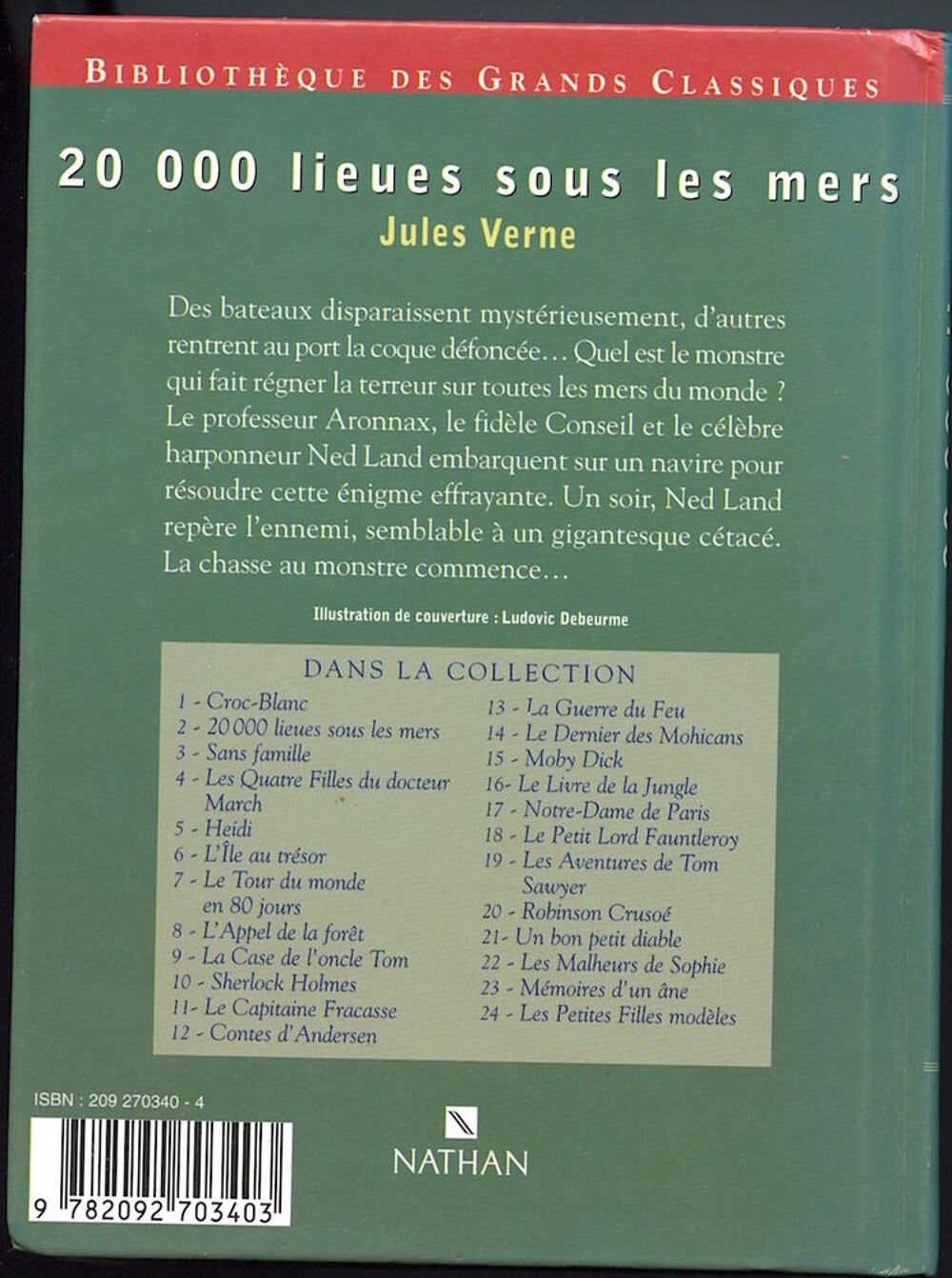 20 000 lieues sous les mers
Jules Verne
Livres et BD