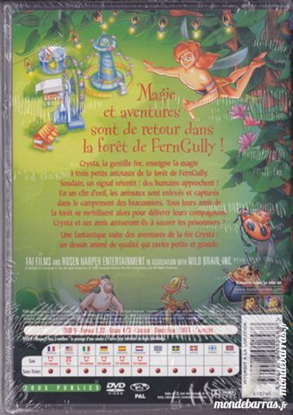 les merveilleuses aventures de CRYSTA DVD et blu-ray