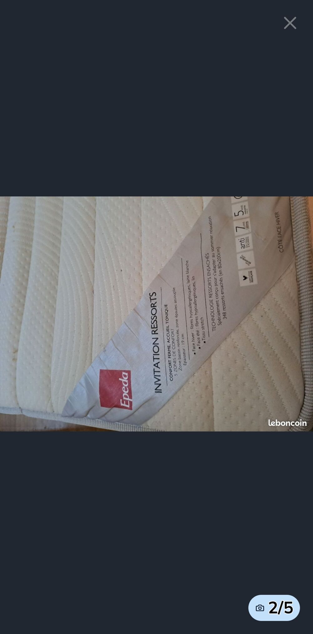 lit &eacute;lectrique 1 personne avec matelas Meubles