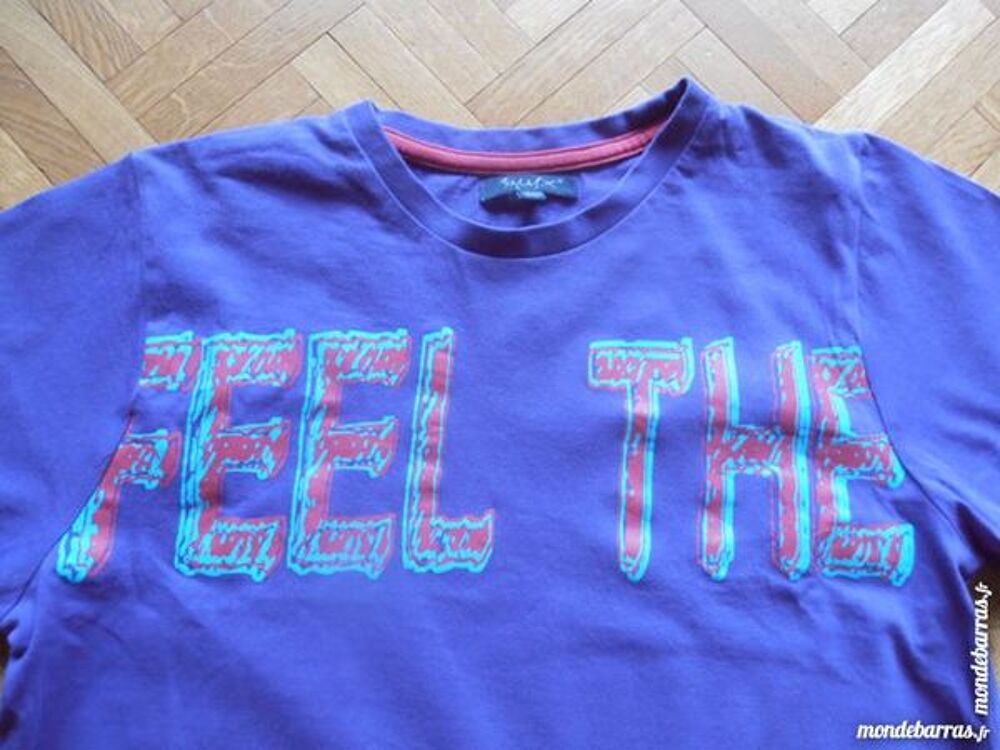 Tee-shirt gar&ccedil;on violet (V4) Vêtements enfants