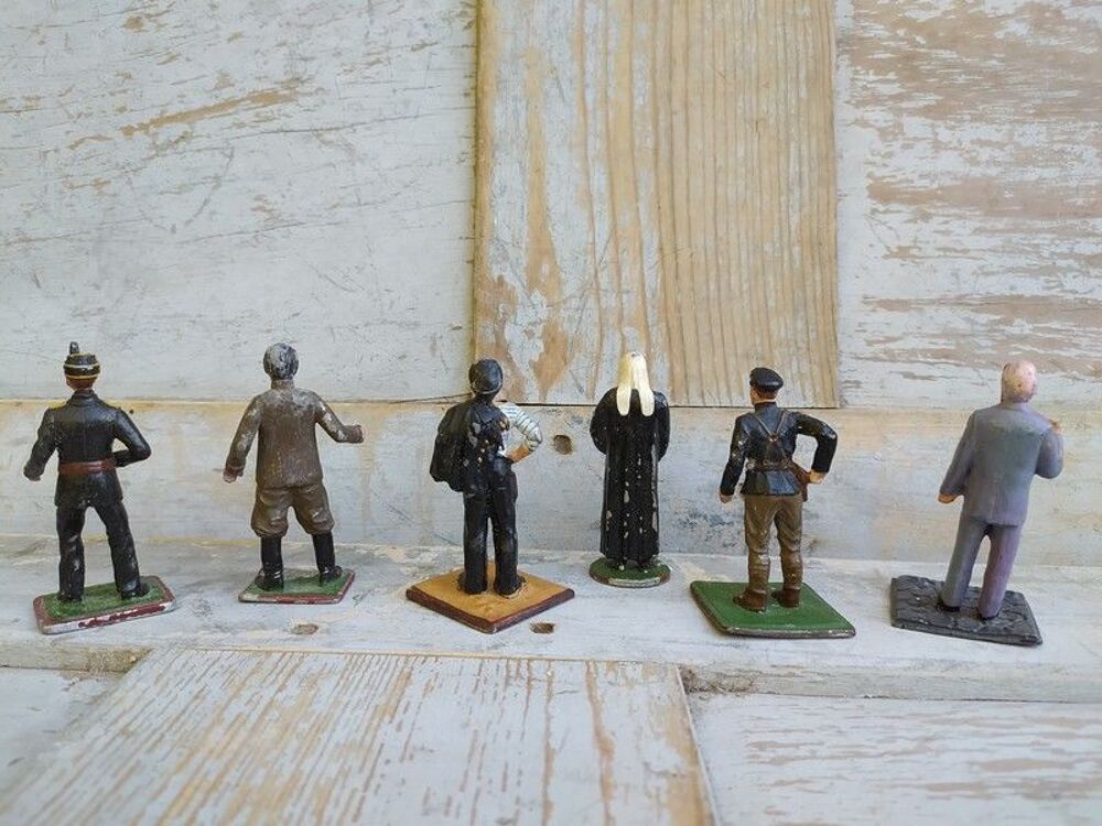 Figurines Soldats Plomb M&eacute;tal Russie URSS Staline Eltsine 