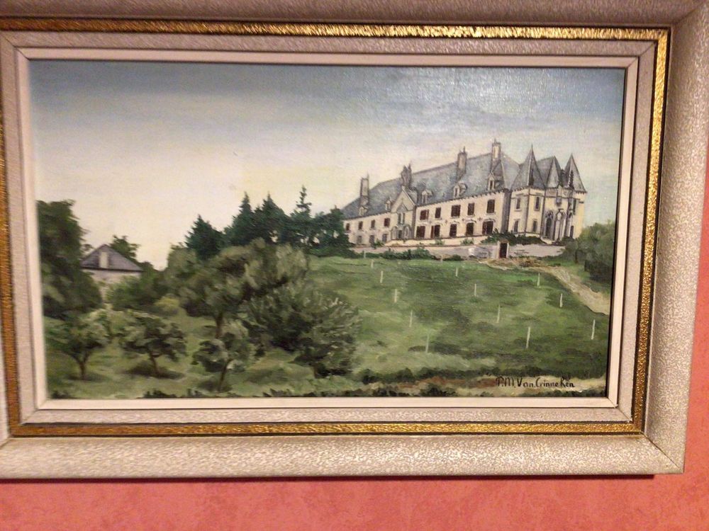 TABLEAU (toile et cadrel ecole d agriculture
Rouceux Dcoration