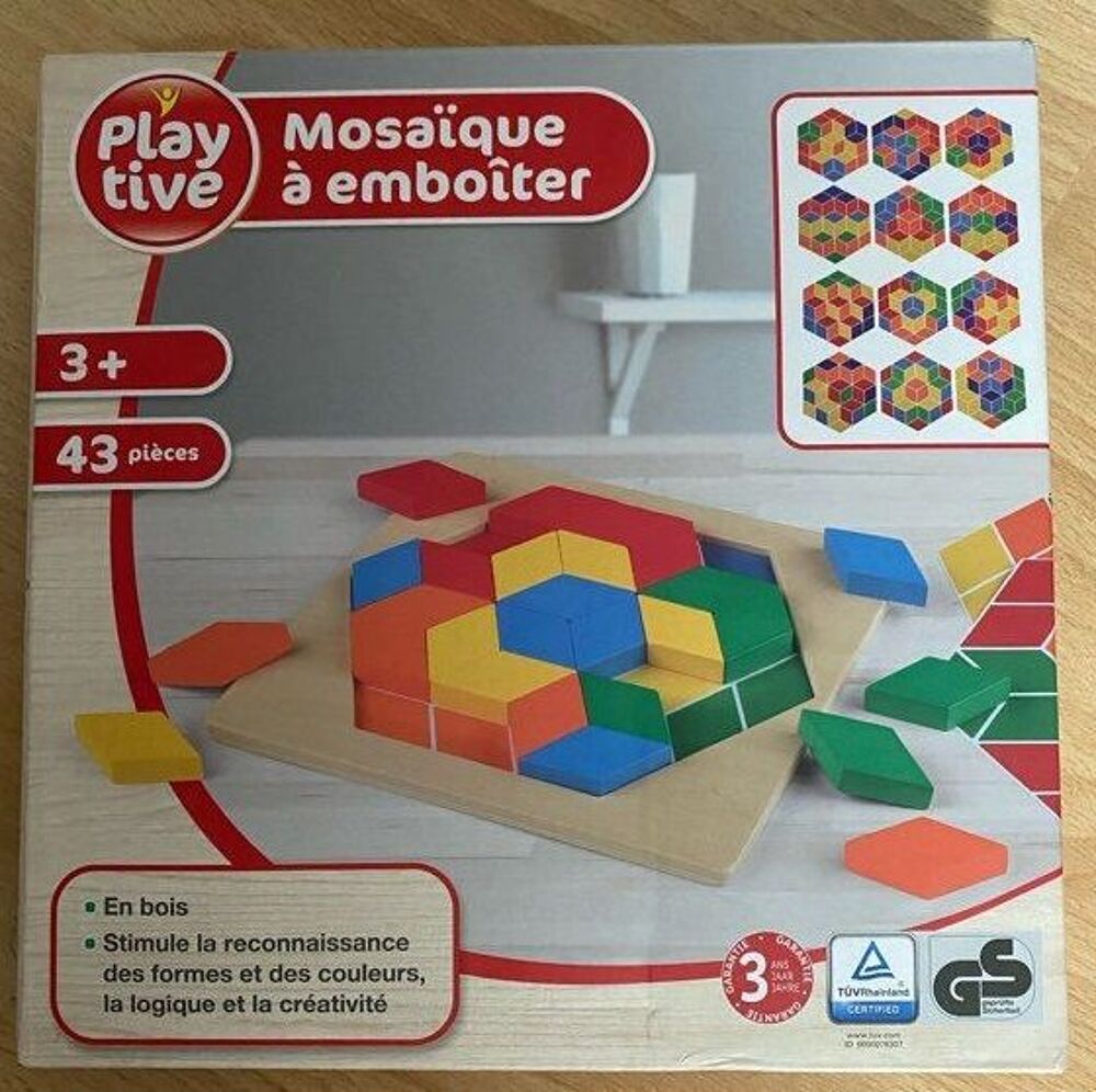 mosaique &agrave; emboiter play tive Jeux / jouets