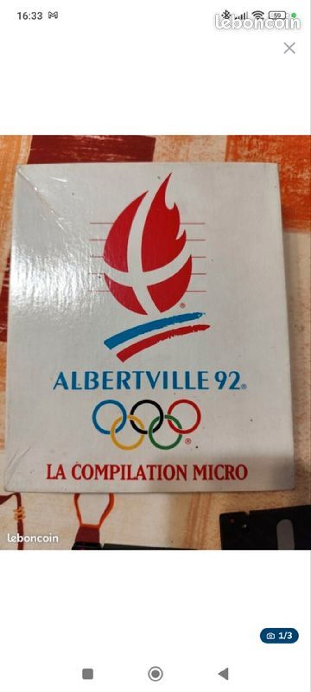 Jeu amstrad cpc 6128 albertville 1992 Jeux / jouets
