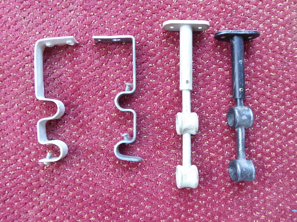 Tringles rideaux m&eacute;tal extensibles grises et chrom&eacute;s Décoration