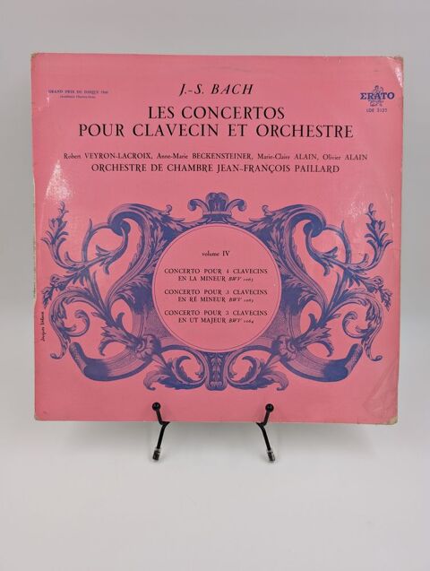 Vinyle 33 tours 2 J.-S. Bach : Les Concertos pour Clavecin  5 Vulbens (74)