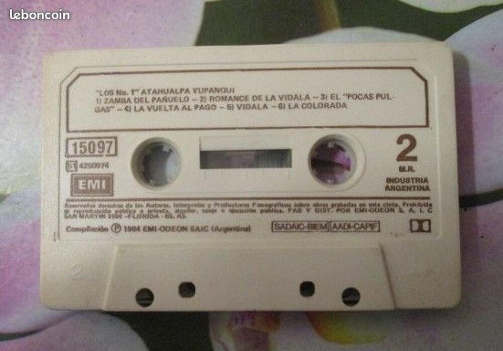 Cassette audio Atahualpa Yupanqui CD et vinyles