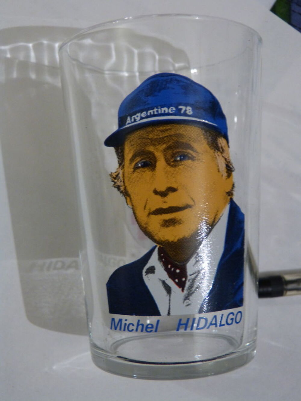 verre football MICHEL HIDALGO 1978 