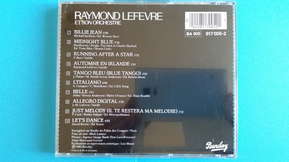 RAYMOND LEFEBVRE CD et vinyles