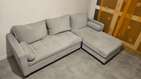Canap d'angle rversible convertible en velours bon tat 0 Marseille 12 (13)