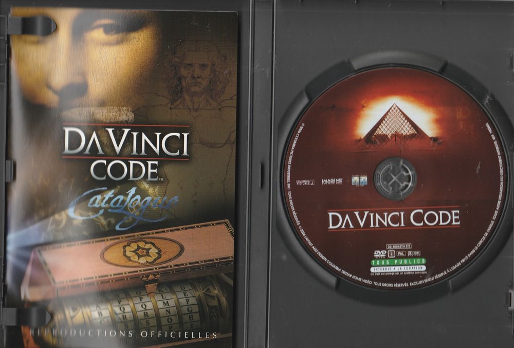 Da Vinci Code DVD et blu-ray