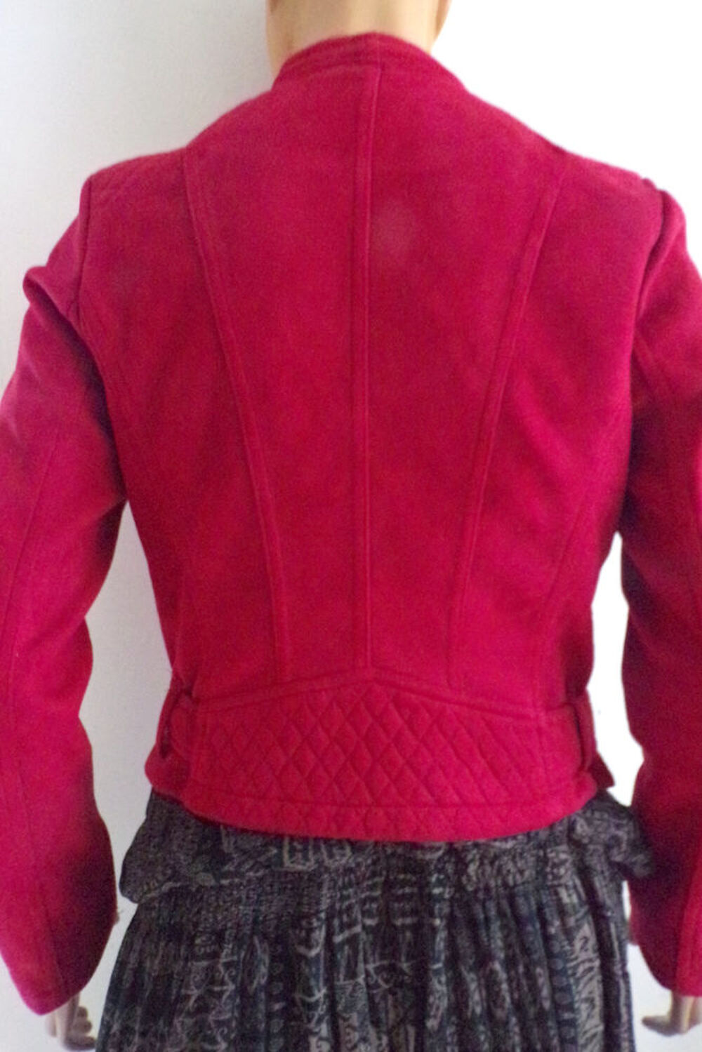 Veste blouson Perfecto rouge Woman Collection taille 40 Vtements
