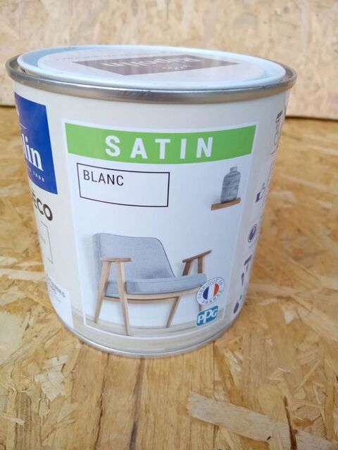 peinture blanc satin ripolin acrylique 7 mtre carre 10 Aubagne (13)