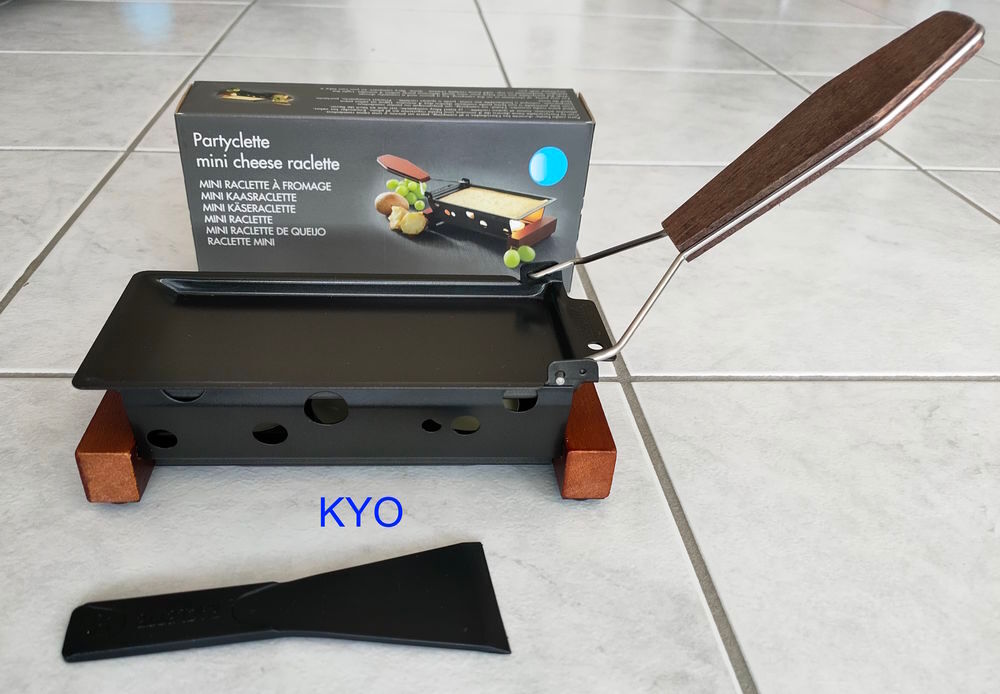 Mini appareil raclette transportable mobile petit, bougie Electroménager