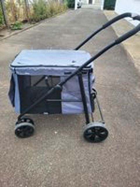   Poussette pliable  pour vieux chien  