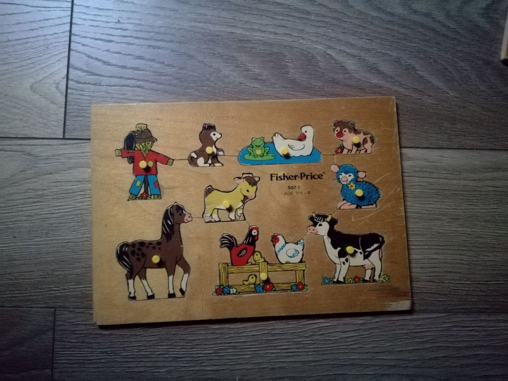 Puzzle &agrave; Encastrements, B&eacute;b&eacute;s Animaux Jeux / jouets