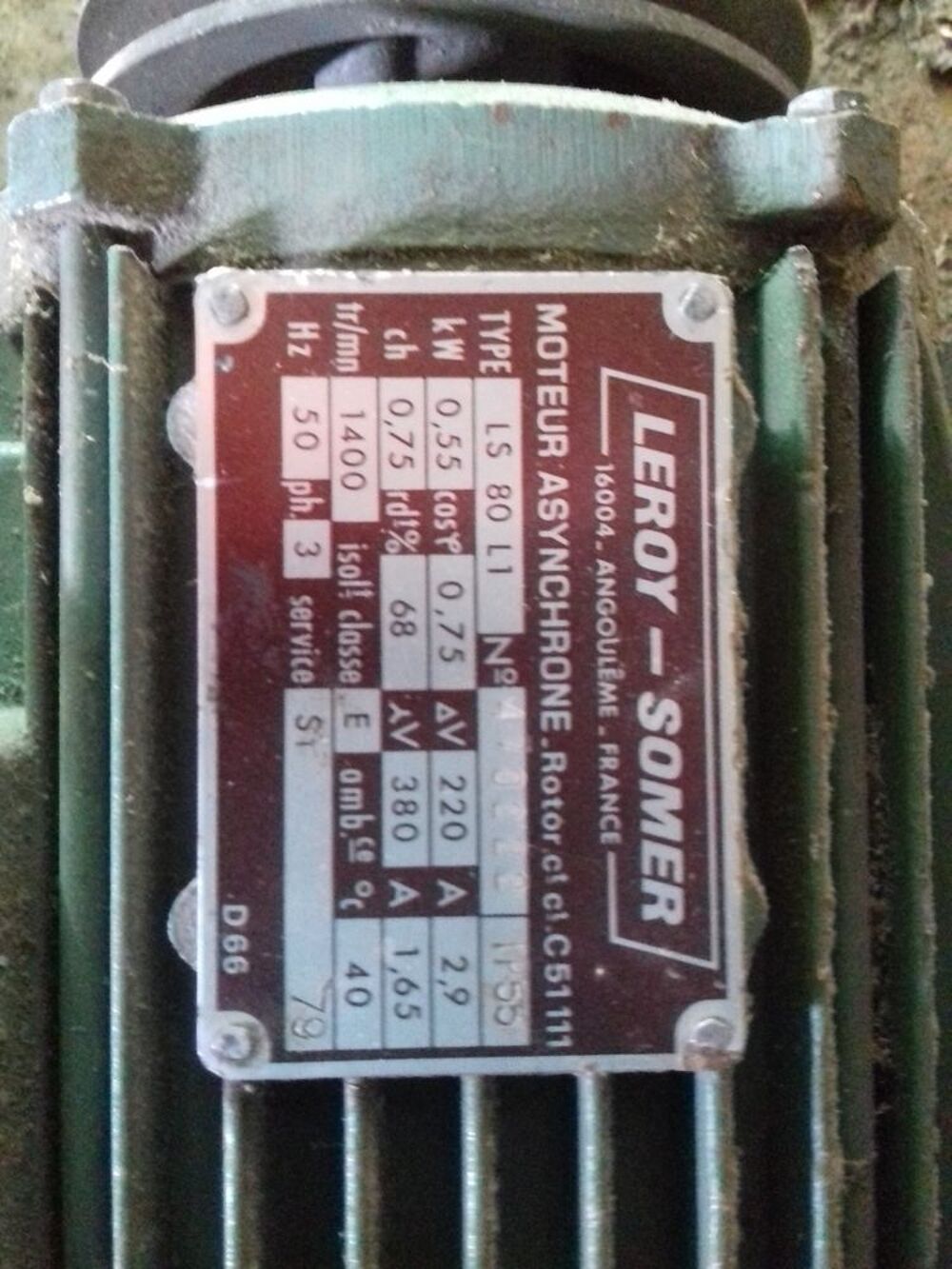 moteur &eacute;lectrique triphas&eacute;
Bricolage