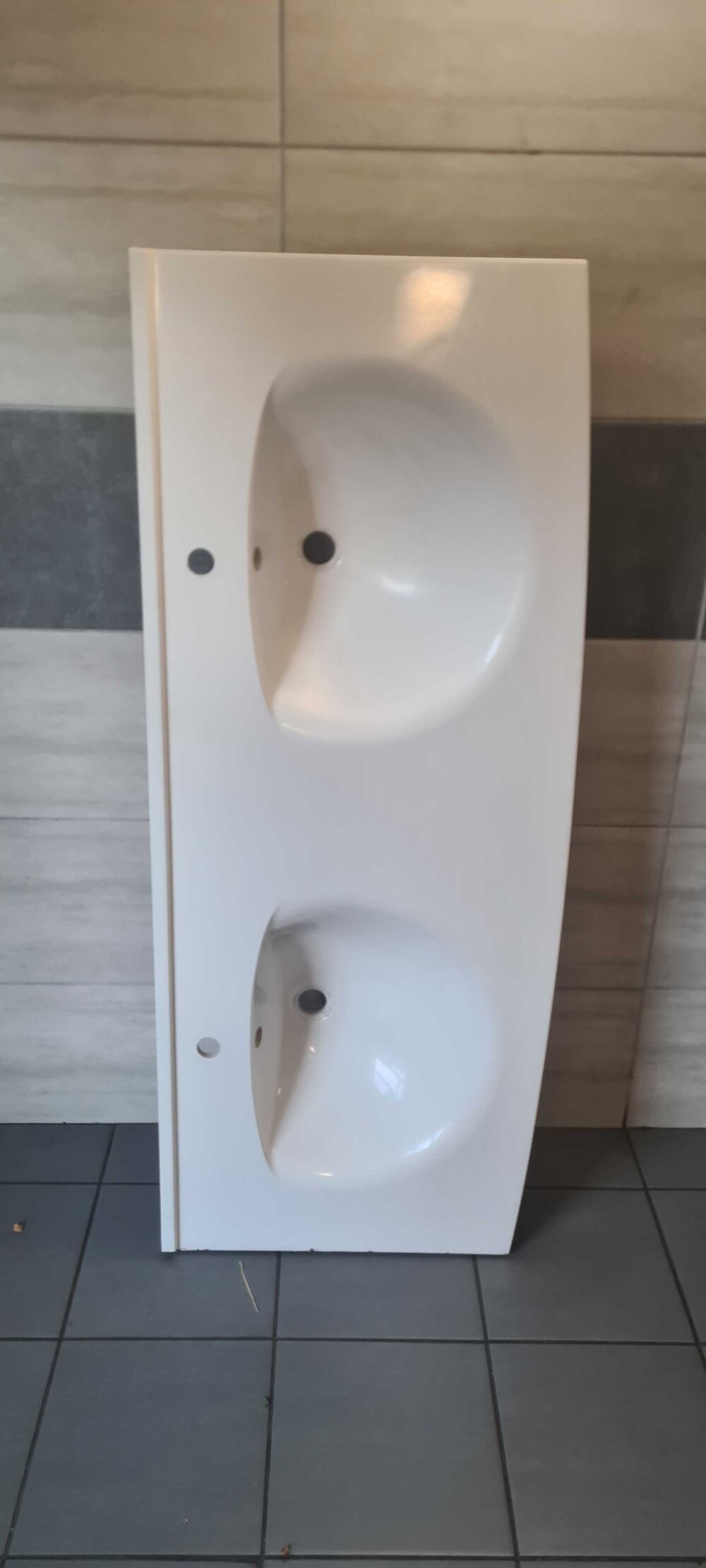 plan double vasque en r&eacute;sine Cuisine