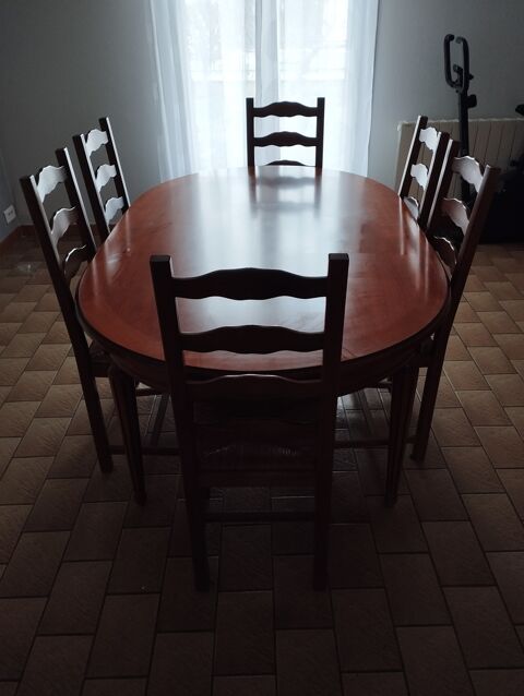Table ovale en bois avec 6 chaises 300 Thorign�-d'Anjou (49)