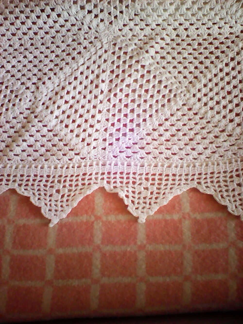 couvre lit crochet fait main Décoration