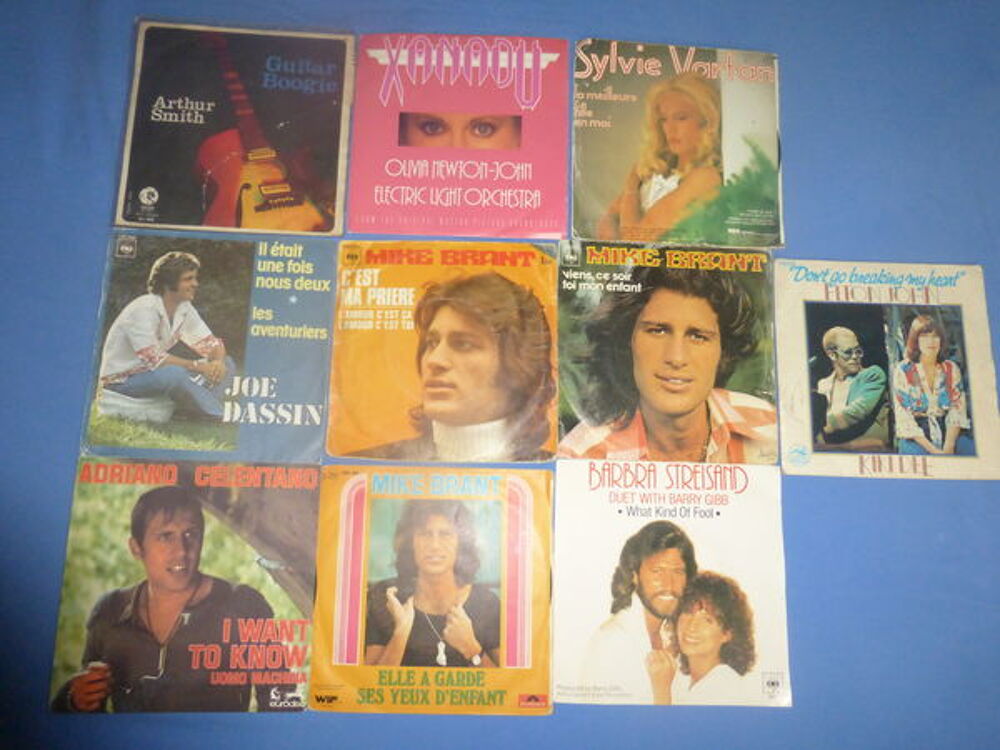 DISQUE 45 T VINYLE en vrac (A) Décoration