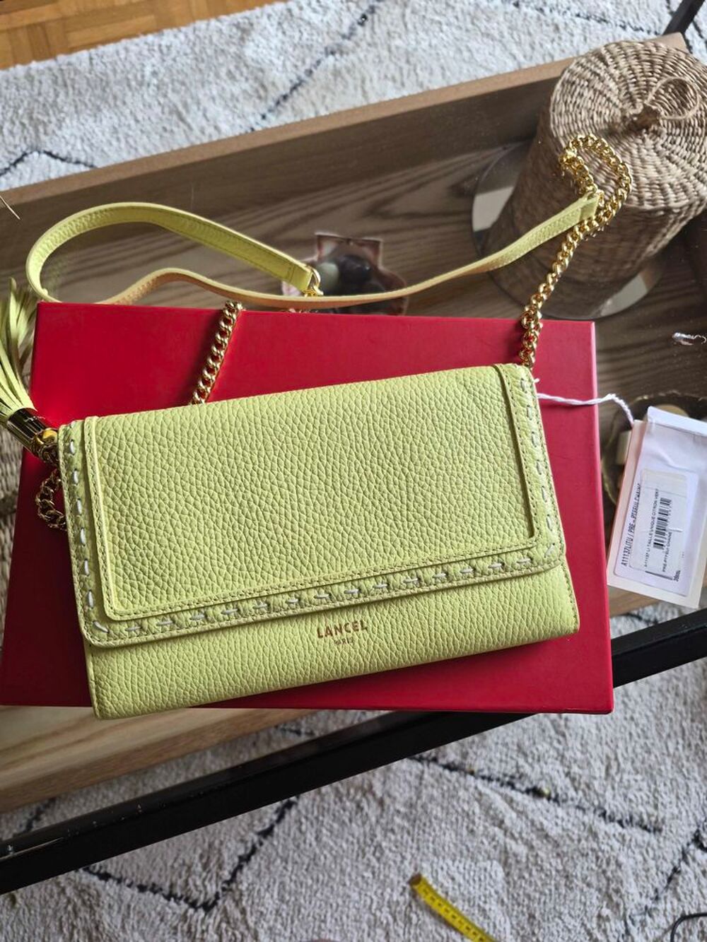 sac chaine ninon lancel cuir Maroquinerie