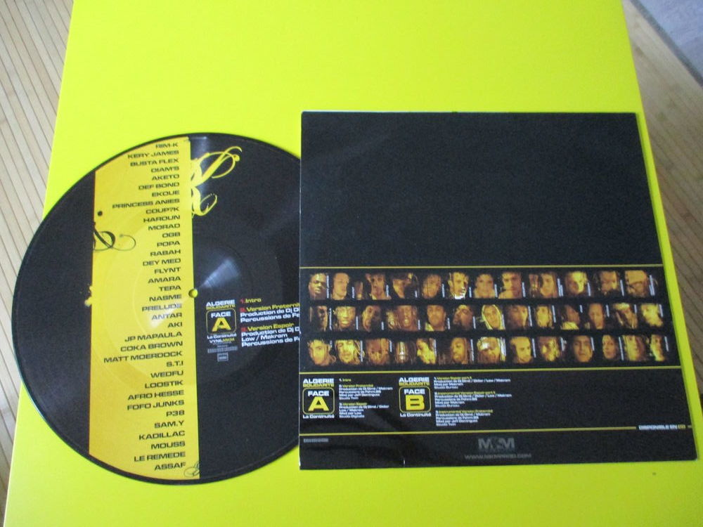 ALGERIE SOLIDARITE MAXI 45 AKH RIM K JERY JAMES TEPA CD et vinyles
