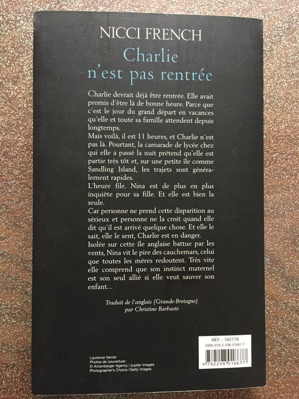 Roman Charlie n'est pas rentr&eacute;e Livres et BD