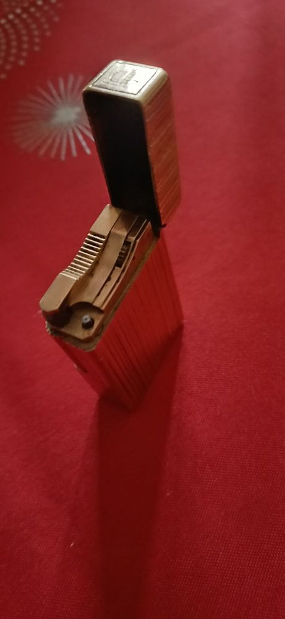 briquet DUPONT PARIS plaque OR Bijoux et montres