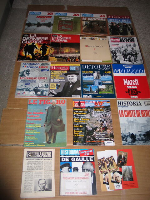 Journaux et magazines vnementiels de collection Vintage 3 Quincy-sous-Snart (91)