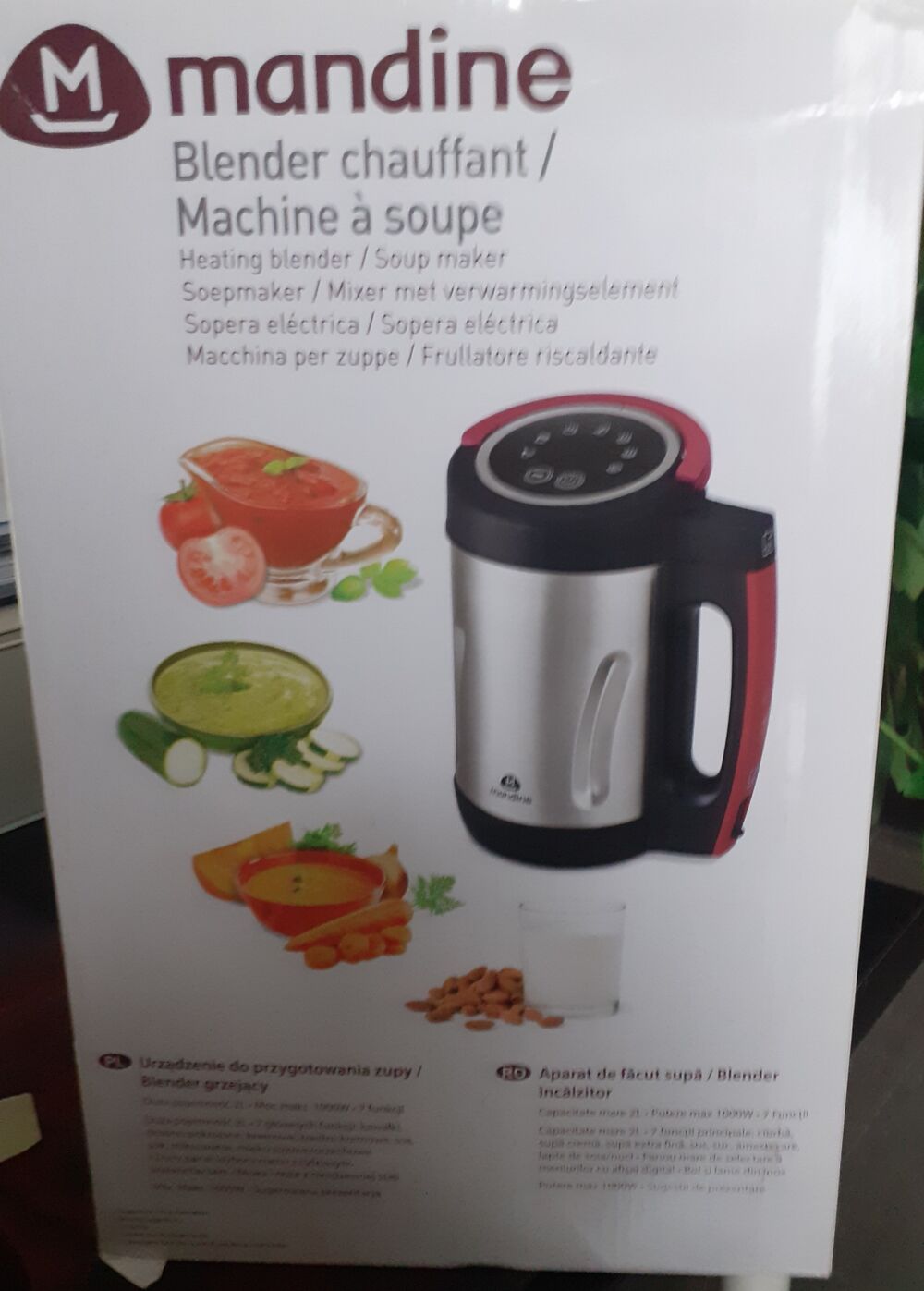 Blender chauffant/ Machine à soupe - Mandine
