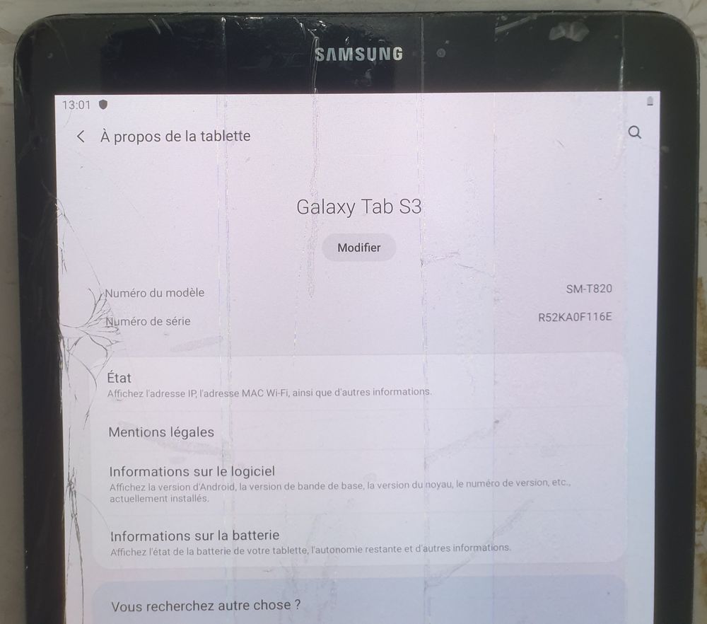 Lot tablettes pour pi&egrave;ces 4 Téléphones et tablettes