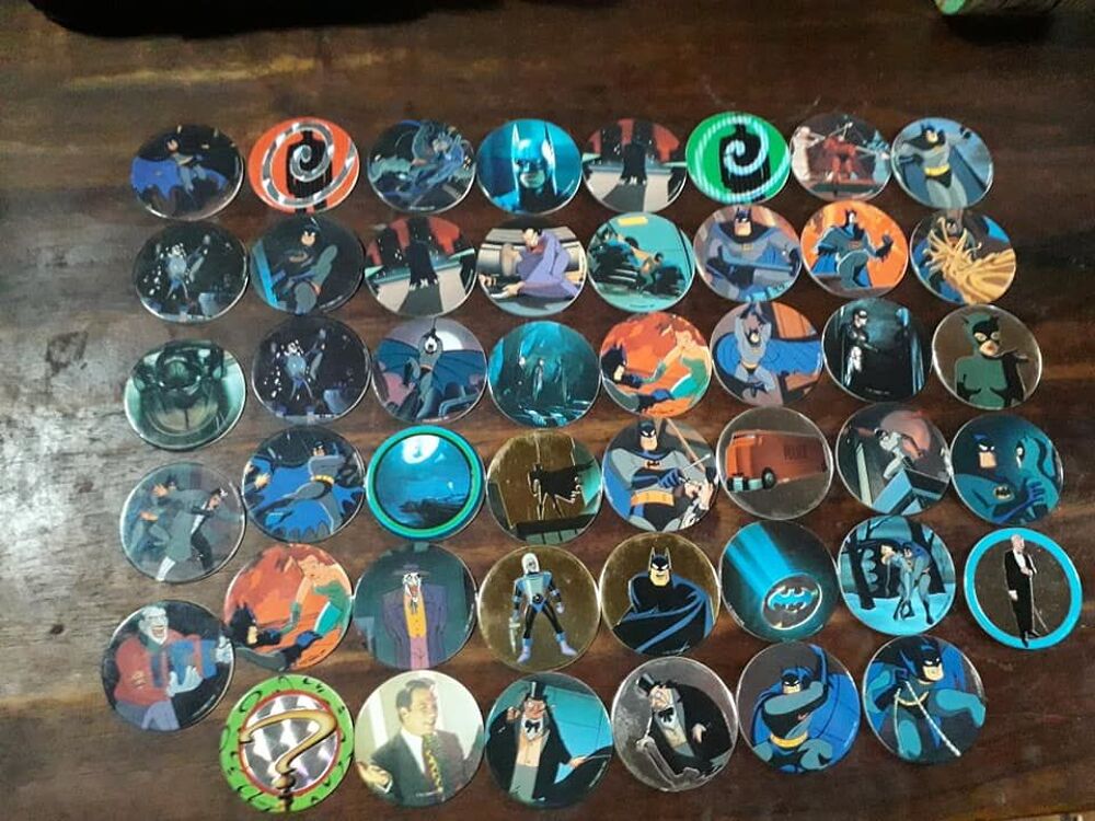 Pogs Power Rangers, Batman, Pogs officiels, etc. 