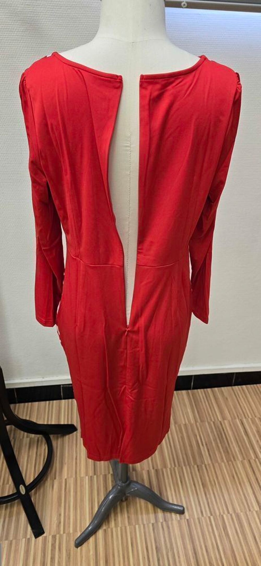 Robe moulante rouge Vêtements