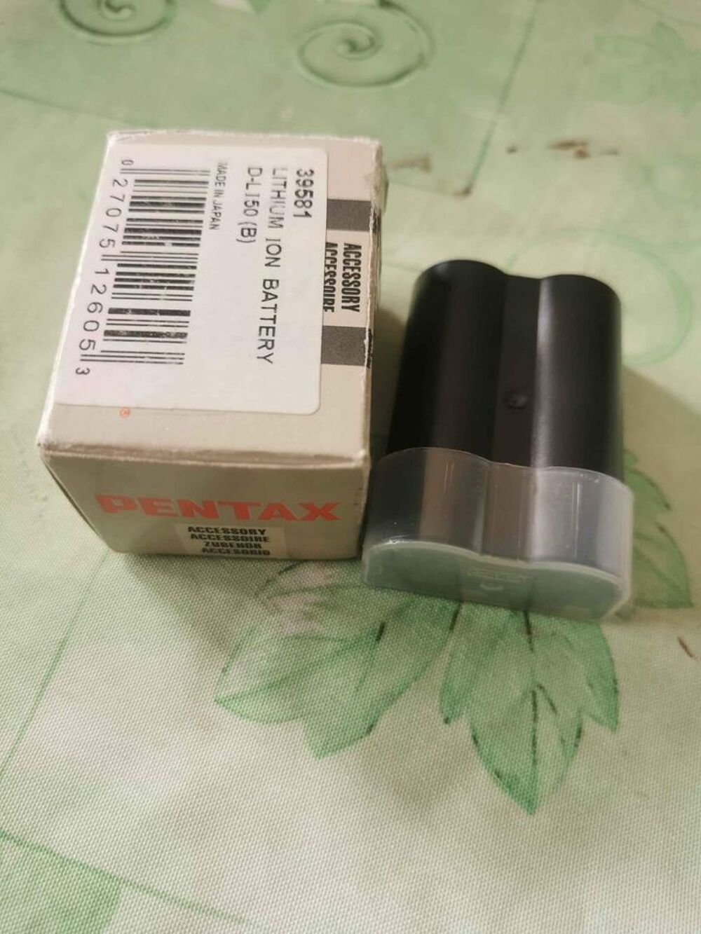 Batterie rechargeable au lithium pour appareil photo Pentax Photos/Video/TV
