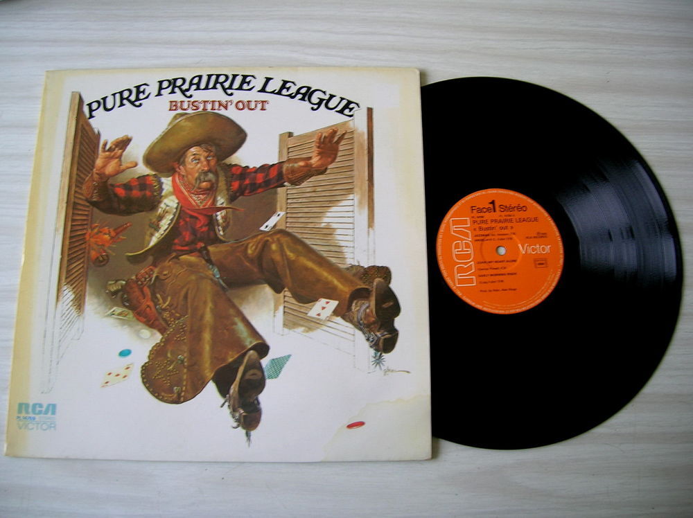 33 TOURS PURE PRAIRIE LEAGUE Bustin' out CD et vinyles