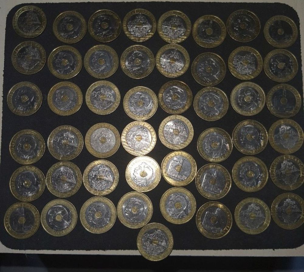 Lot de monnaies de 10 francs et 20 francs 