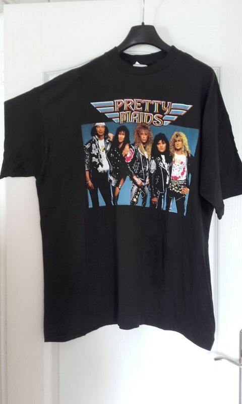 T-Shirt : Pretty Maids European Tour 1990 - Taille : XL 250 Angers (49)