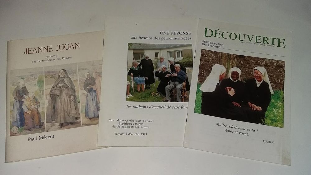 3 livrets sur jeanne Jugan et les petites soeurs des pauvres Livres et BD