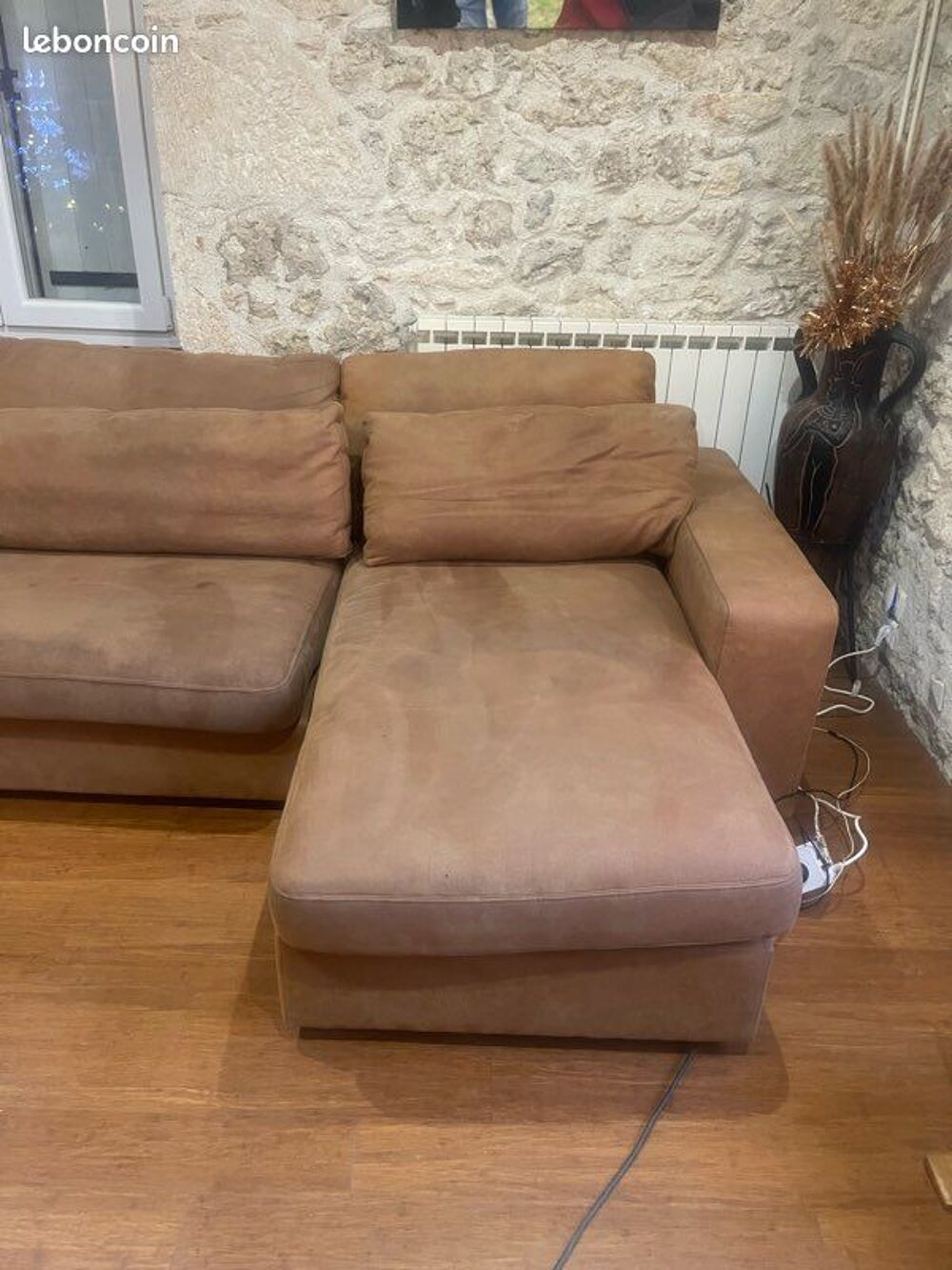 salon d'angle + m&eacute;ridienne Meubles