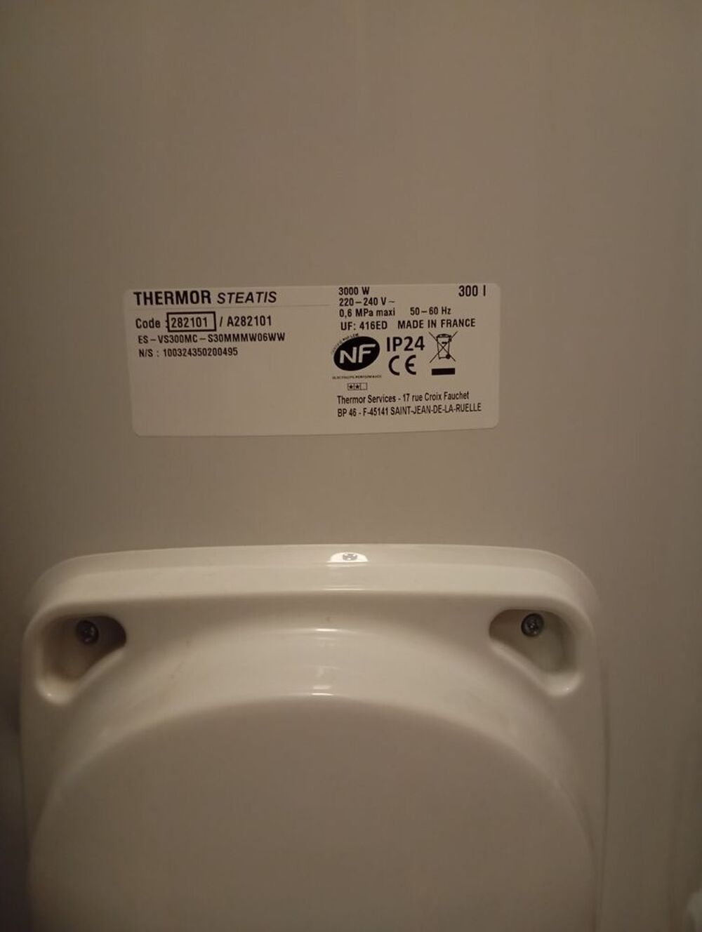 Chauffe eau &eacute;lectrique Bricolage