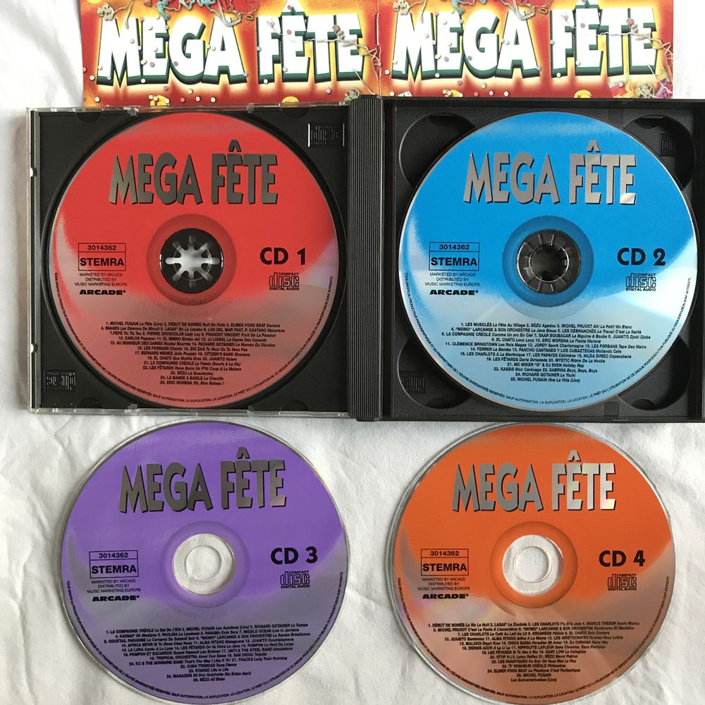 CD M&eacute;ga Fe?te Compilation CD et vinyles